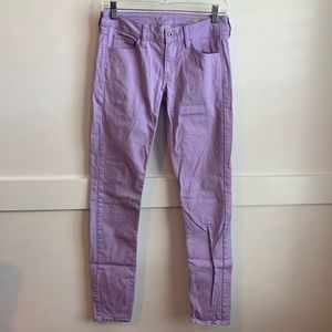 Arizona Jean Co Light Purple Super Skinny Jeans